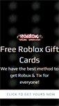 Mobile Screenshot of freerobloxrobux.com